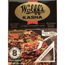 Wolff's Kasha Fine Granulation 100% Pure Roasted Whole Grain Buckwheat - Wheat & Gluten Free 369g