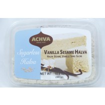 Achva Vanilla Sesame Halva Sugarless 106oz(300g)