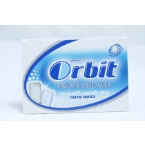 Orbit  Professional Sugar Free Peppermint Flavor Chewing Gum 10 units 14g