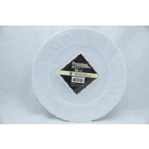 Premium Collection 9" White Plastic Plates 18ct