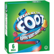 Betty Crocker Rippin'Berry Berry Fruit by the Foot 6 3ft Rolls 128g