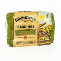 Brunswick Canadian Sardines in Soya Oil 106g