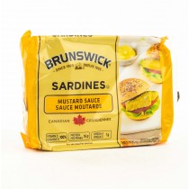 Brunswick Canadian Sardines with Mustard Sauce 106g
