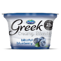 Norman's Greek Creamy Blends Blueberry 2%lowfat Yogurt 5.3oz 150g