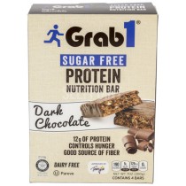 Grab1 Sugar Free Protein Bar Dark Chocolate 4 Bars 235g (Parve)