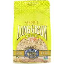Lundberg Brown Long Grain Rice Gluten free Non GMO 32oz