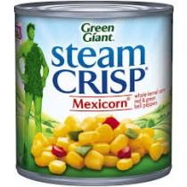 Green Giant Steam Crisp Mexicorn Whole Kernel Corn Red & Green Bell Peppers Gluten Free 311g