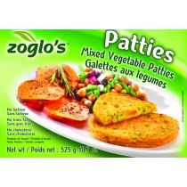 Mixed Vegetable Patties No Lactose No Trans Fat No Cholesterol