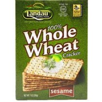 Sesame 100% Whole Wheat Cracker