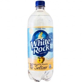 White Rock Golden Peach Seltzer 1L