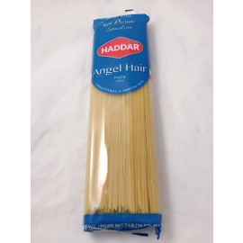 Haddar Pasta Angel Hair 100% Durum Semolina 454g