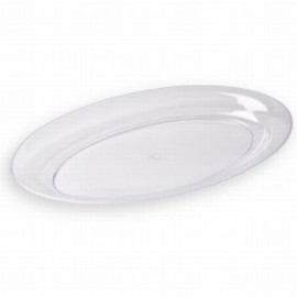 Oval Clear 14X21 Tray 