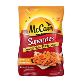 McCain Superfries Sweet Potato Plank Cut Fries 454g