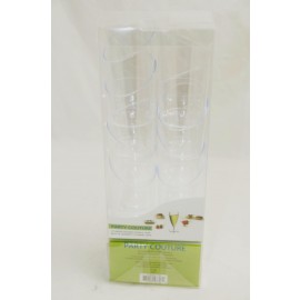 Party Couture Clear Cylinder Dessert Bowls 10/pk