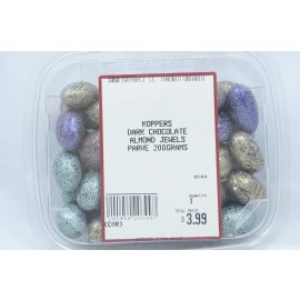 Koppers Dark Chocolate Almond Jewels  Parve Kosher City Package