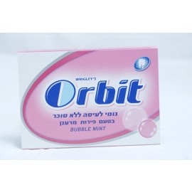 Orbit Sugar Free Fruit and Mint Flavor Chewing Gum 10 units 14g