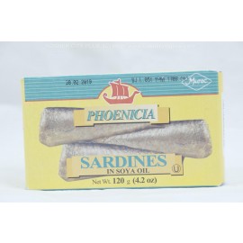 Phoenica Sardines in Soya Oil 120g