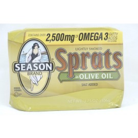 Season Sprats in Olive Oil Salt Added 106g