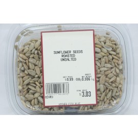 Sunflower Seeds Roasted Unsalted Kosher City Plus Package $0.99/100g
