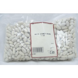 White Kidney Beans Kosher City Plus Package 1lb