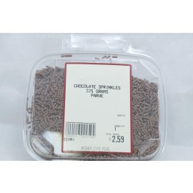 Chocolate Sprinkles Parve Kosher City Plus Package 225g