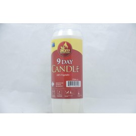 Ner Mitzvah 9 Day Candle 100% Vegetable Oil