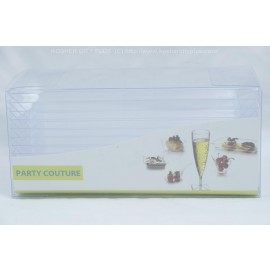 Party Couture Mini Rectangle Trays 13x6.5x1.6cm 10/PK