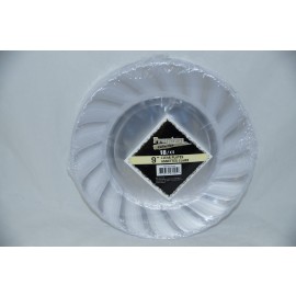 Premium Collection 9" Clear Plastic Plates 18cts