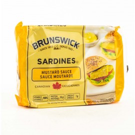 Brunswick Canadian Sardines with Mustard Sauce 106g