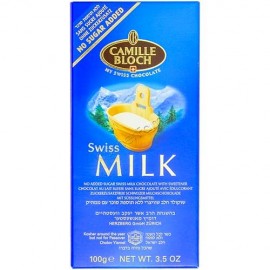 Camille Bloch Swiss Milk No Sugar Added 100g 3.5oz 