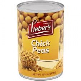 Lieber's Chick Peas 439g 