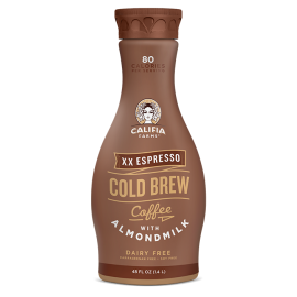 XX Espresso Cold Brew Coffee with Almond Milk Soy Free Dairy Free