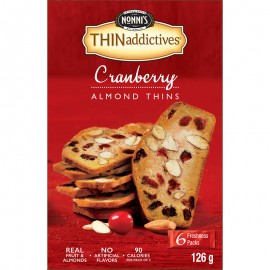 Thin Addictives Cranberry Almond Thins 6 packs