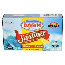 Dagim Sardines In Olive Oil with Lemon Wedge125g
