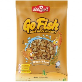 DeeBest GO FISH Whole Wheat Mini Snack Crackers 350g
