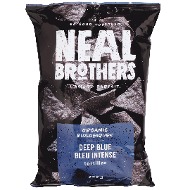 Neal Brothers Organic Deep Blue Extremly Tasty Organic Tortillas No Trans Fat Gluten Free 300g