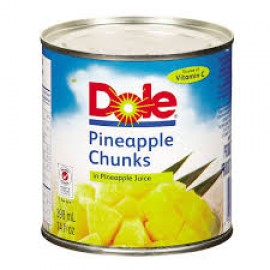 Dole Pineapple Chunks  in Pineapple Juice 398ml