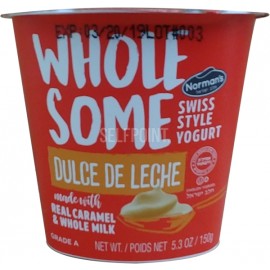 Norman's WholeSome Swiss Style Yogurt Dulce de Leche 5.03oz 150g