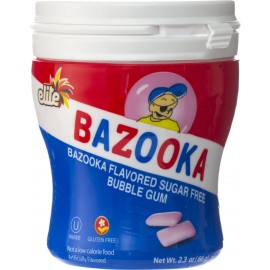 Elite Bazooka Flavored Sugar Free Bubble Gum 66g