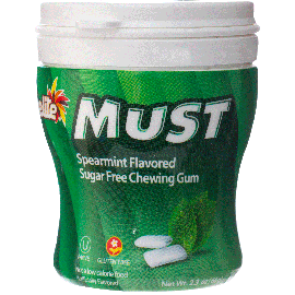 Elite Must Spearmint Flavored Sugar-Free Chewing Gum 66g