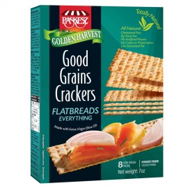 Golden Harvest Flatbreads Everything Good Grain Cracker 8 packs 
