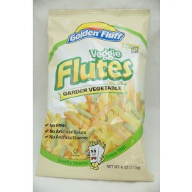 Golden Fluff Veggie Flutes Garden Vegetables 4oz