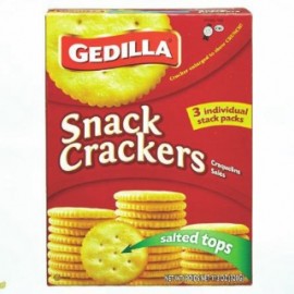 Gedilla Snacker Crackers Salted tops, 3 Individual packs 292g 