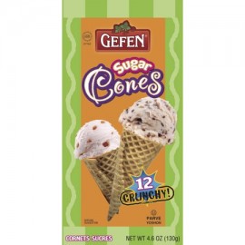 Gefen Sugar Cones crunchy 12 ct