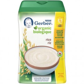 Gerber Organic Rice Cereal 208g