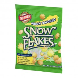 Gesher Onion Flavored Snow Flakes 165g 