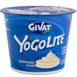 Givat Yogolite Nonfat Yogurt Sweetened Plain 5oz(142g)