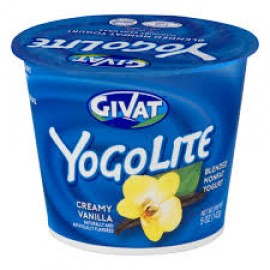 Givat Yogolite Nonfat Yogurt Vanilla 5oz(142g)