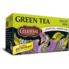 Celestial Green Tea Decaf with White Tea 