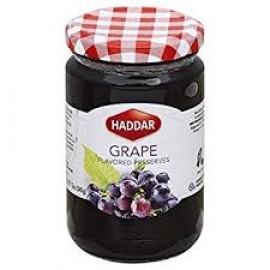 Haddar Grape Flavored Preserves Jam 340g